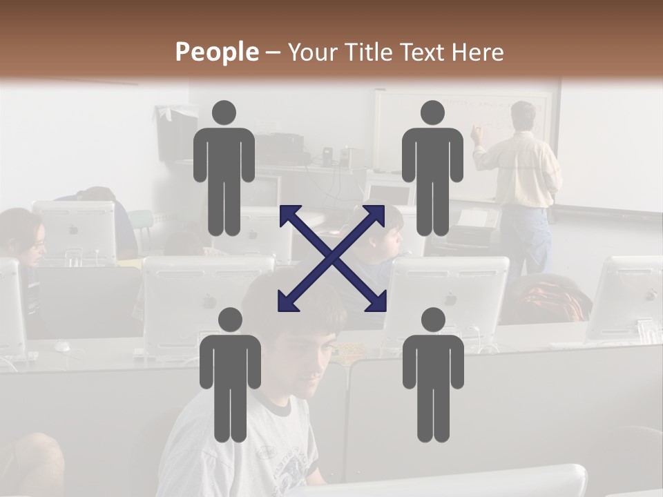 Computer Lab Class PowerPoint Template