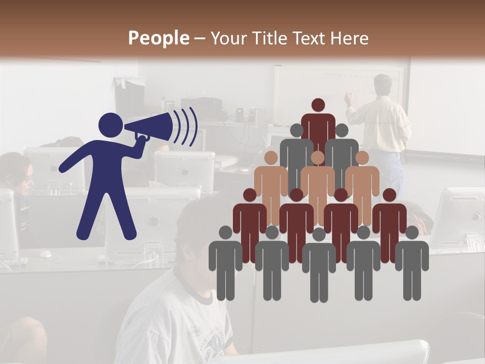 Computer Lab Class PowerPoint Template