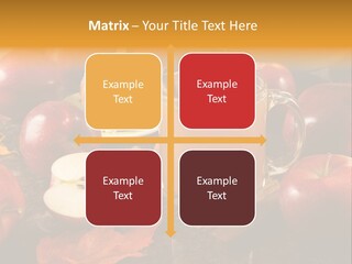 Apple Cider, Caramel Apple And Apple Pie PowerPoint Template