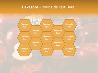 Apple Cider, Caramel Apple And Apple Pie PowerPoint Template