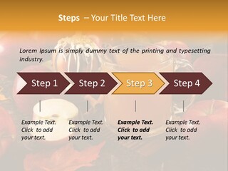 Apple Cider, Caramel Apple And Apple Pie PowerPoint Template
