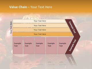 Apple Cider, Caramel Apple And Apple Pie PowerPoint Template