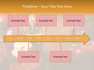 Apple Cider, Caramel Apple And Apple Pie PowerPoint Template