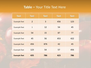 Apple Cider, Caramel Apple And Apple Pie PowerPoint Template