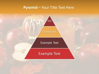 Apple Cider, Caramel Apple And Apple Pie PowerPoint Template