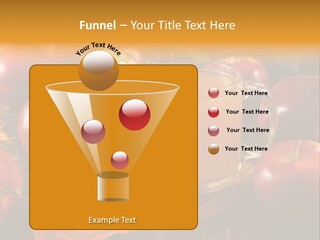 Apple Cider, Caramel Apple And Apple Pie PowerPoint Template