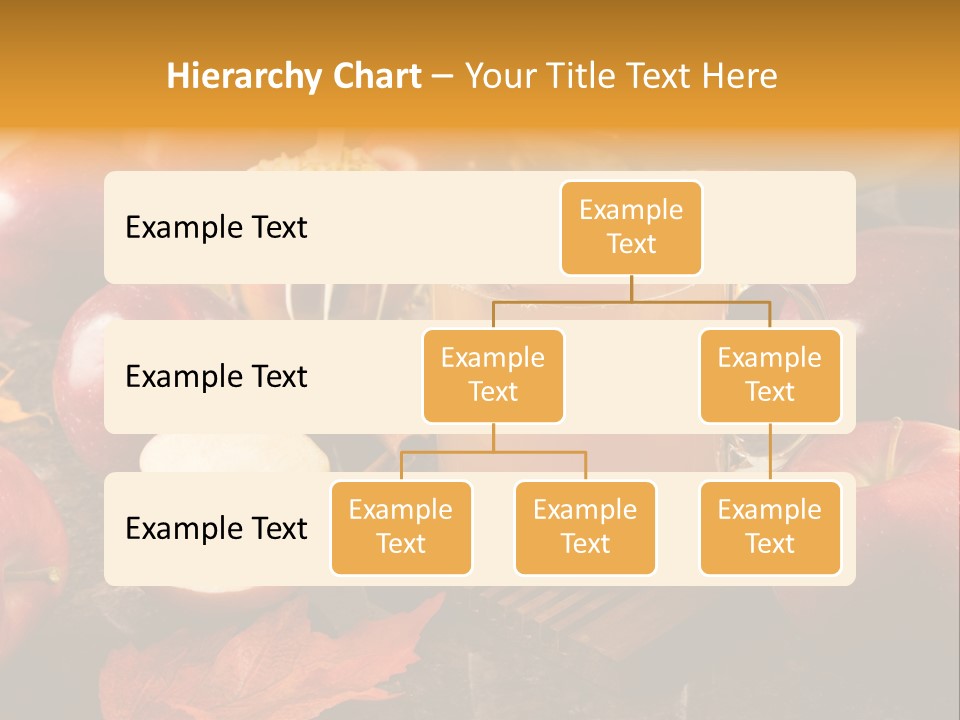 Apple Cider, Caramel Apple And Apple Pie PowerPoint Template