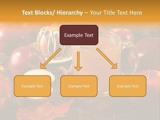 Apple Cider, Caramel Apple And Apple Pie PowerPoint Template