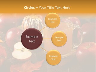 Apple Cider, Caramel Apple And Apple Pie PowerPoint Template