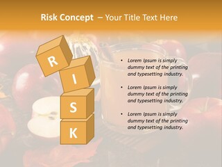 Apple Cider, Caramel Apple And Apple Pie PowerPoint Template