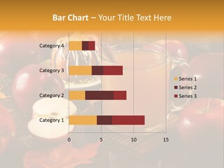 Apple Cider, Caramel Apple And Apple Pie PowerPoint Template