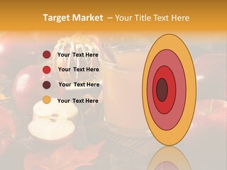 Apple Cider, Caramel Apple And Apple Pie PowerPoint Template
