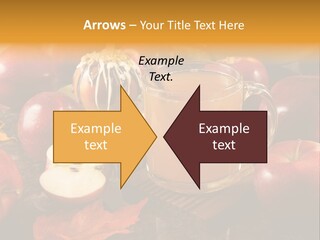 Apple Cider, Caramel Apple And Apple Pie PowerPoint Template