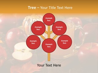 Apple Cider, Caramel Apple And Apple Pie PowerPoint Template