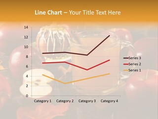 Apple Cider, Caramel Apple And Apple Pie PowerPoint Template