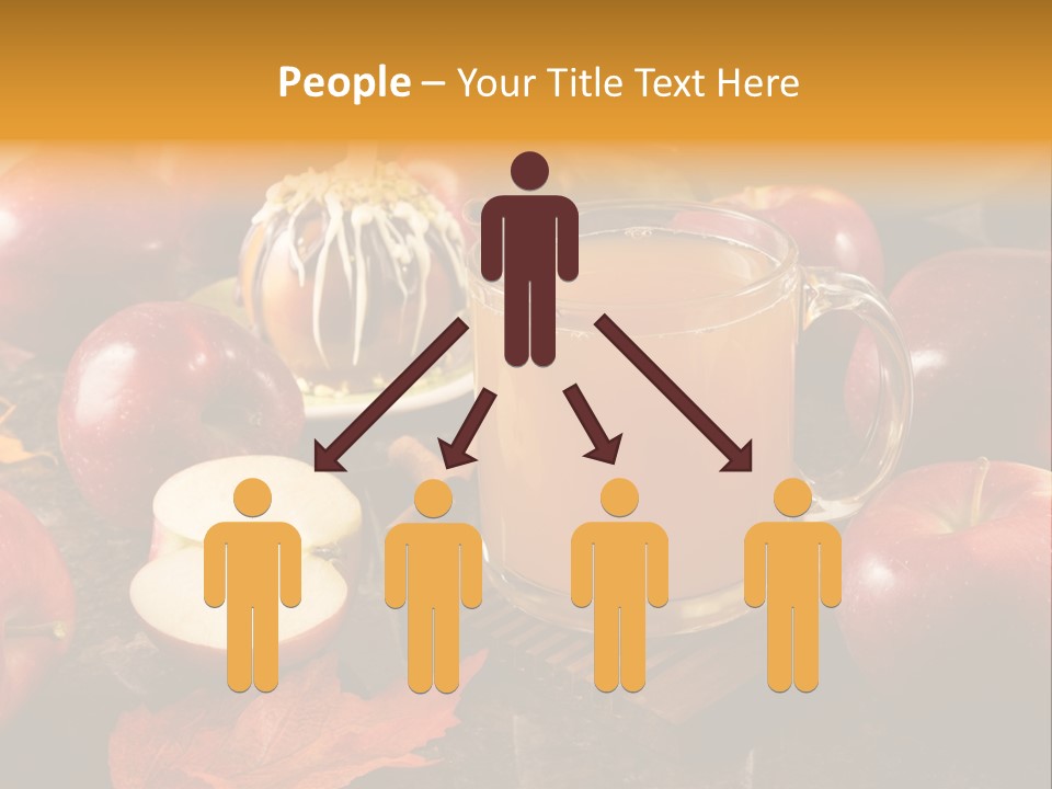 Apple Cider, Caramel Apple And Apple Pie PowerPoint Template