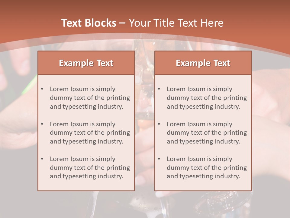 Photo Of A Champagne Pouring Into The Glasses PowerPoint Template