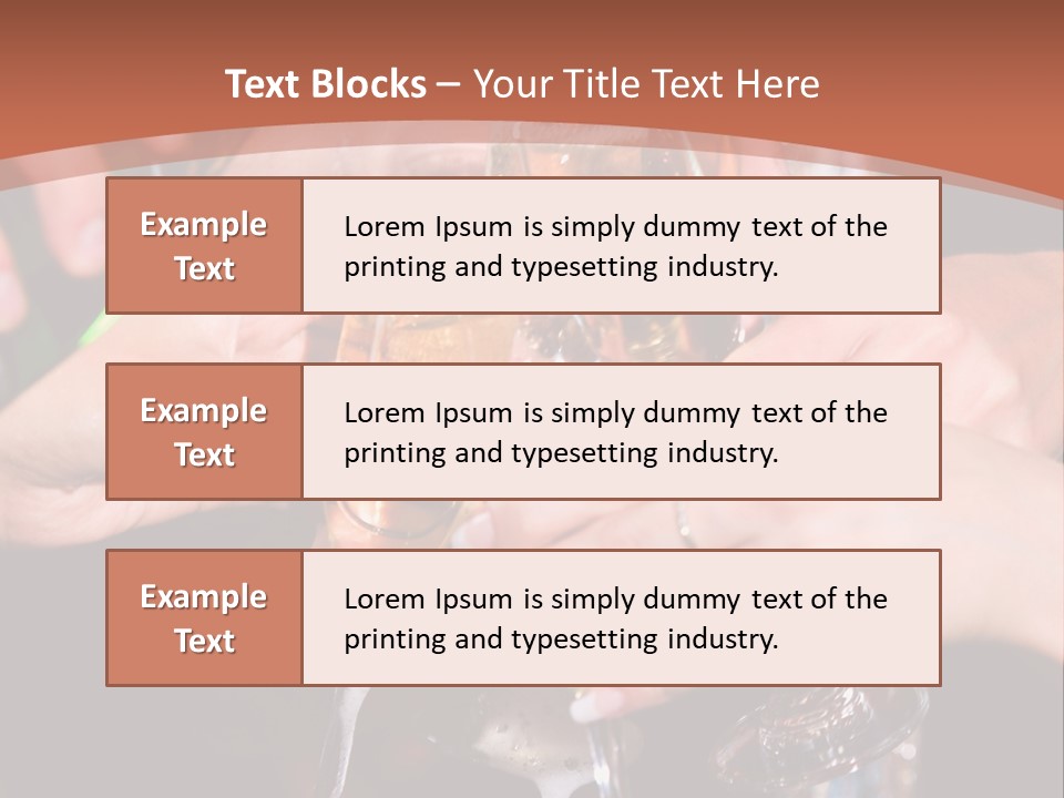 Photo Of A Champagne Pouring Into The Glasses PowerPoint Template