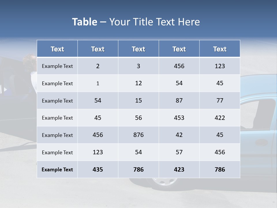 Traffic Accident - One Driver On The Mobile Phone, Second Expressing Anger PowerPoint Template