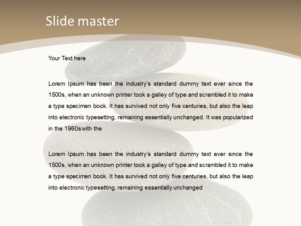 Stone Tower PowerPoint Template