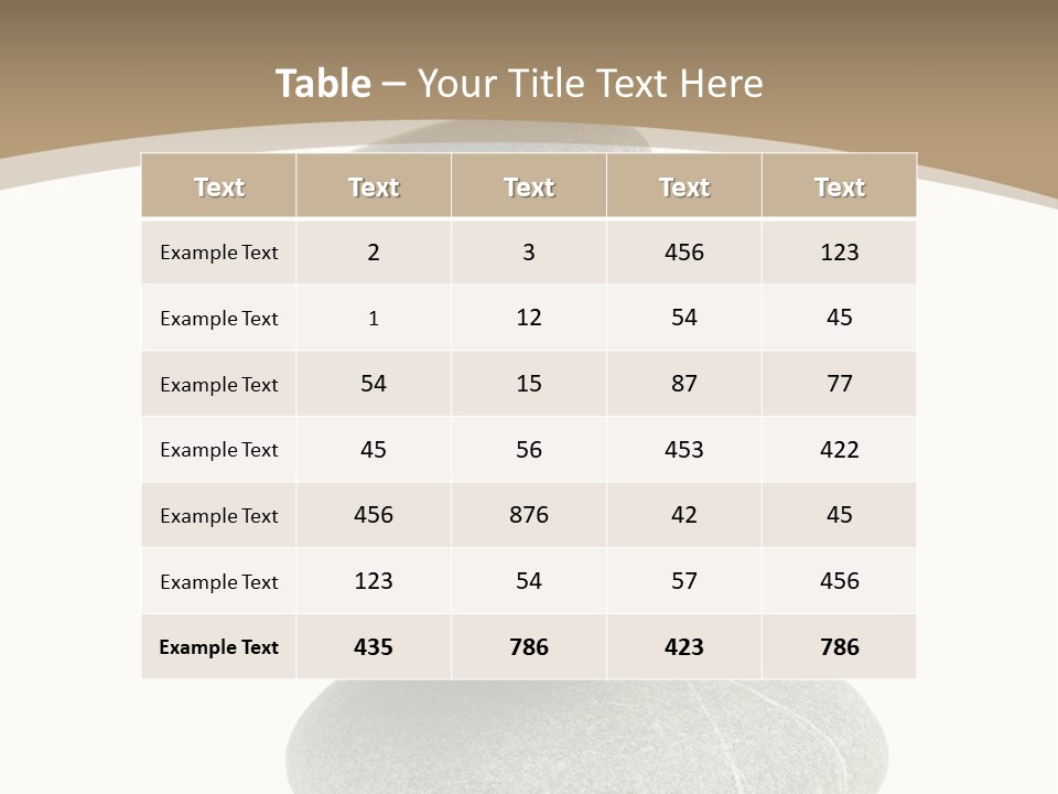 Stone Tower PowerPoint Template