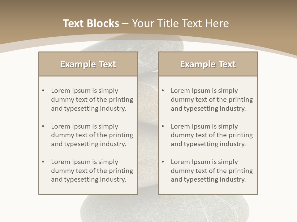 Stone Tower PowerPoint Template