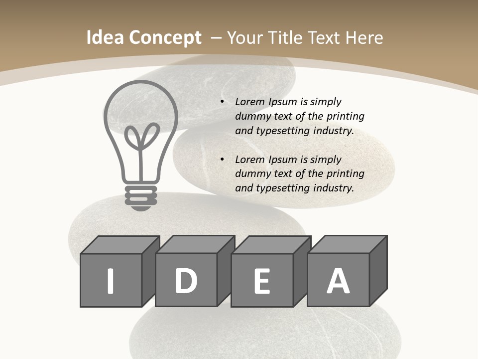 Stone Tower PowerPoint Template