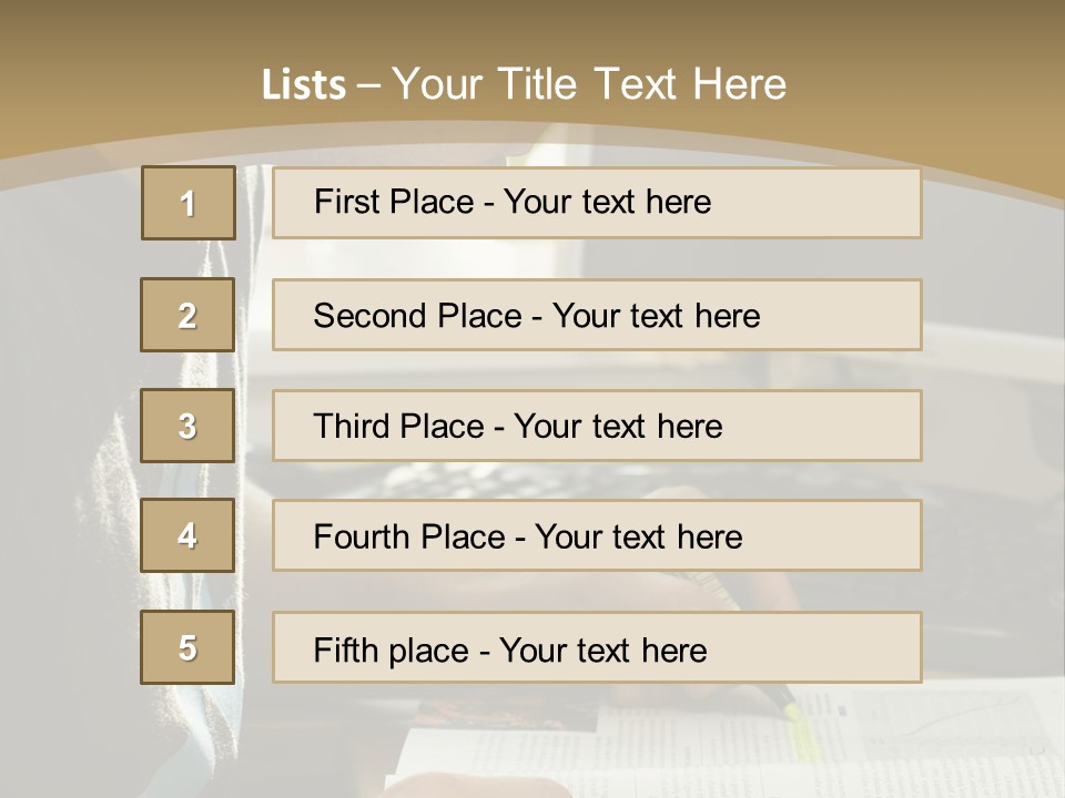 Orange Departing Flights Sign With People PowerPoint Template