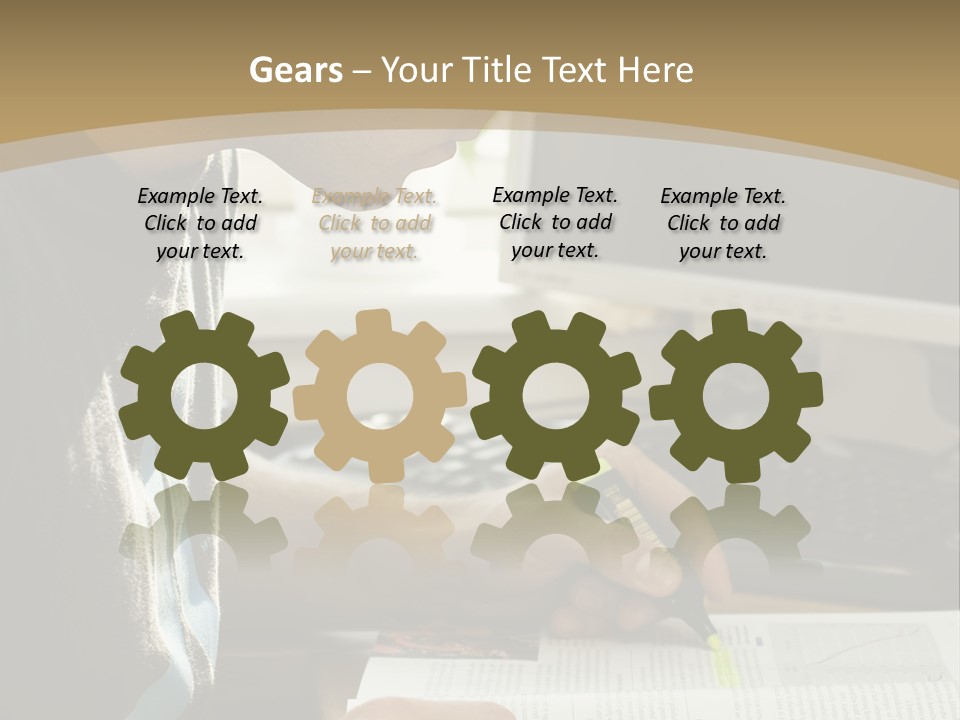 Orange Departing Flights Sign With People PowerPoint Template