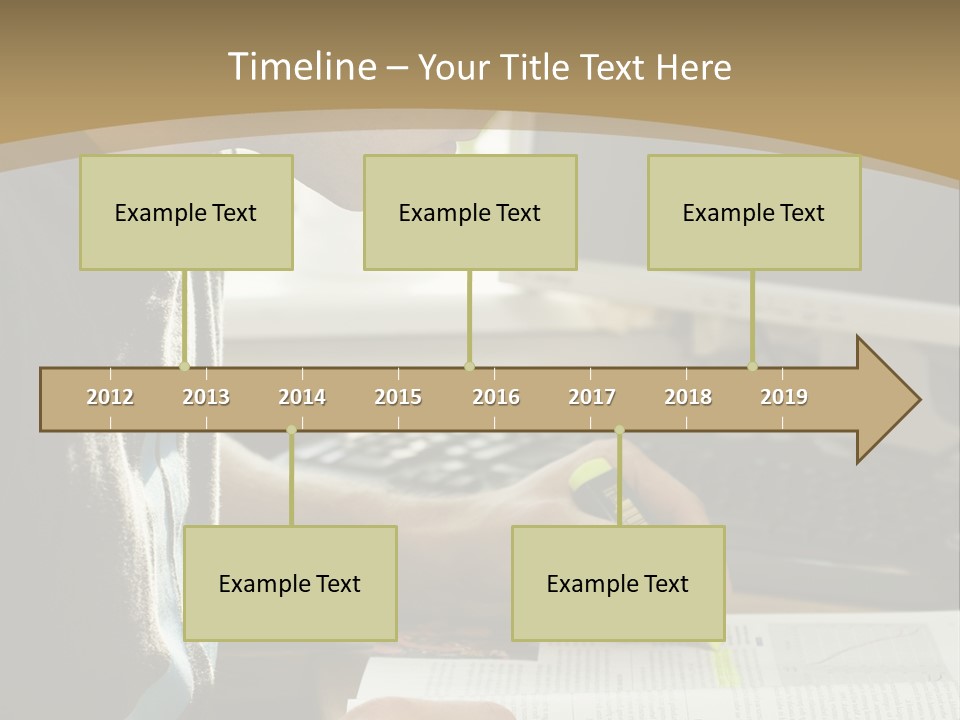 Orange Departing Flights Sign With People PowerPoint Template