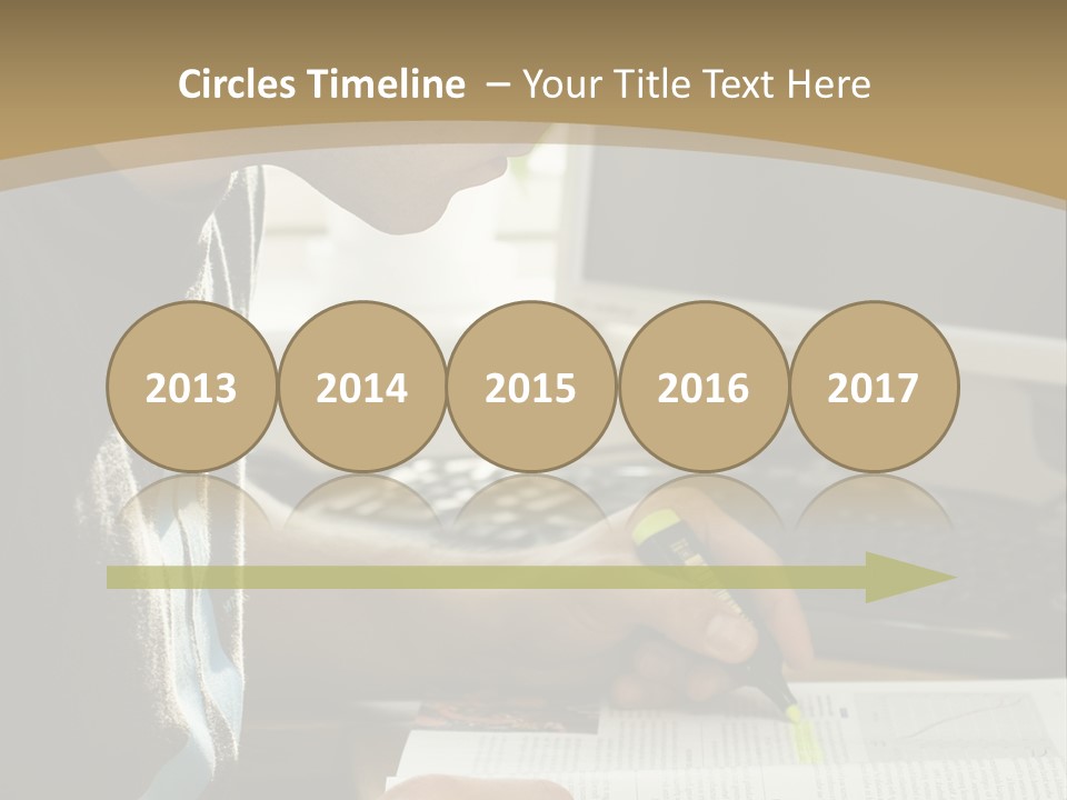 Orange Departing Flights Sign With People PowerPoint Template