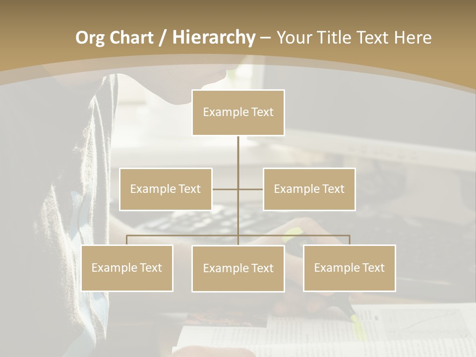 Orange Departing Flights Sign With People PowerPoint Template