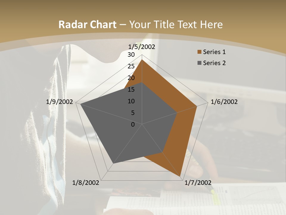 Orange Departing Flights Sign With People PowerPoint Template