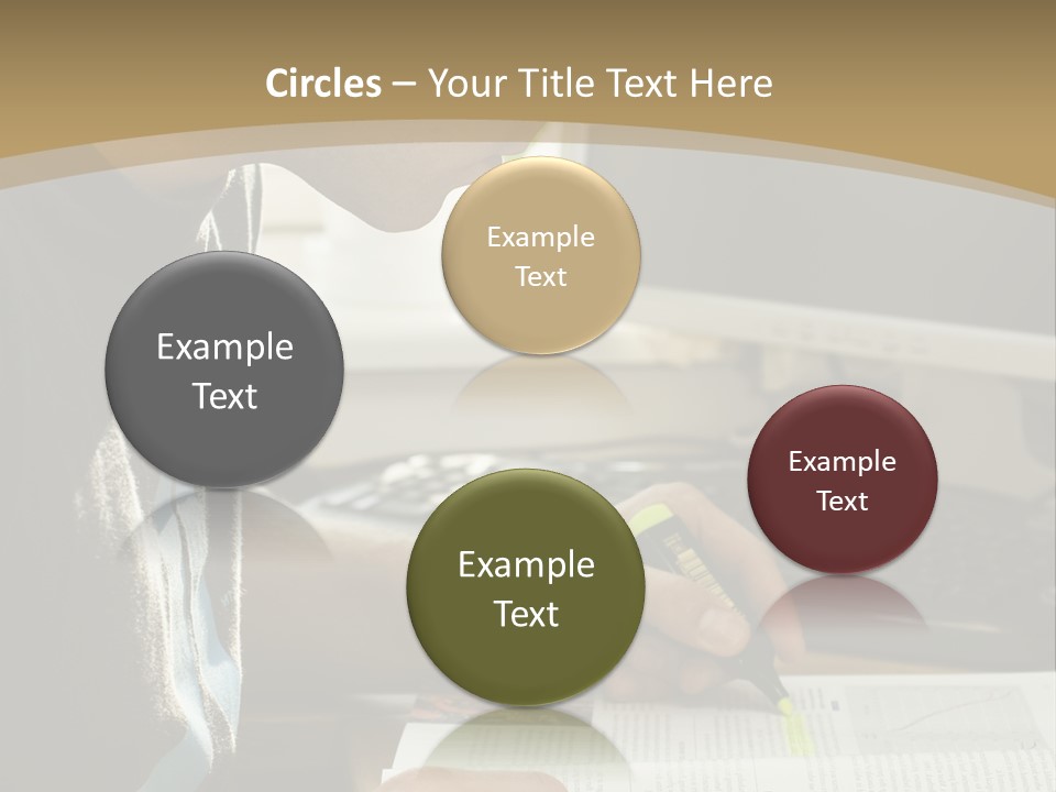 Orange Departing Flights Sign With People PowerPoint Template