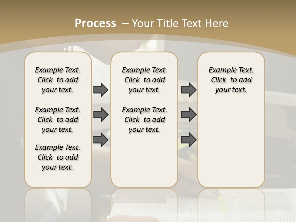 Orange Departing Flights Sign With People PowerPoint Template