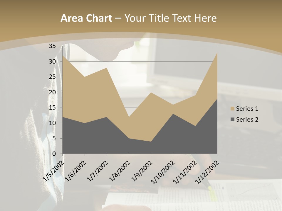 Orange Departing Flights Sign With People PowerPoint Template