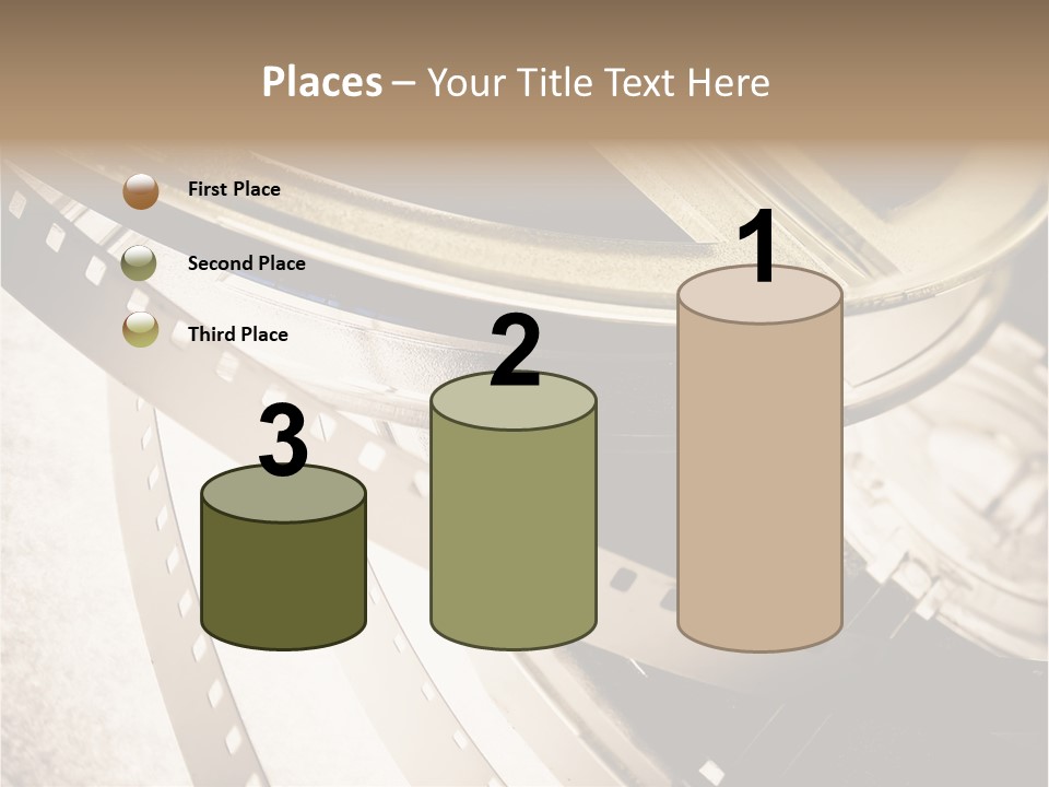 Film Reels Closeup PowerPoint Template