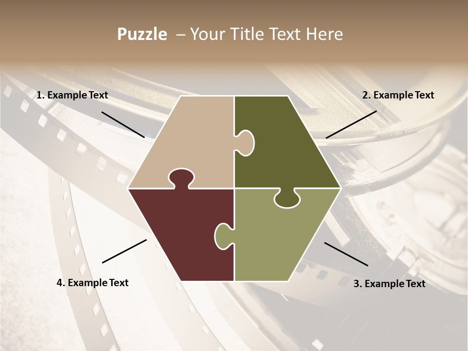 Film Reels Closeup PowerPoint Template