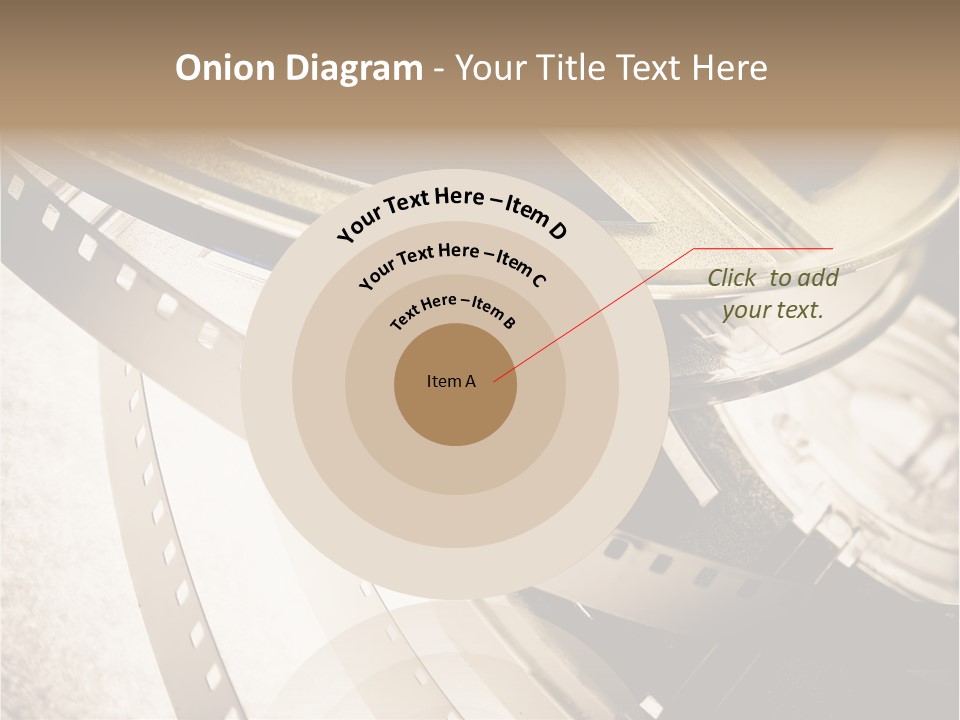Film Reels Closeup PowerPoint Template