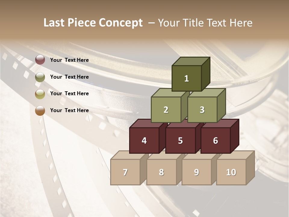 Film Reels Closeup PowerPoint Template