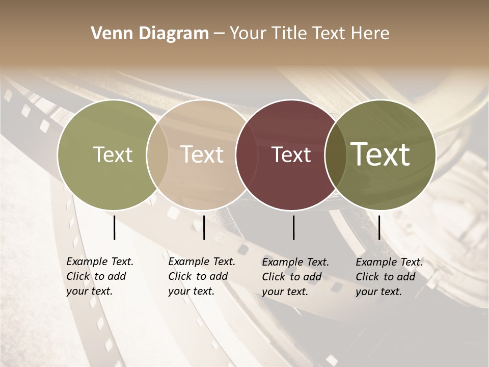 Film Reels Closeup PowerPoint Template