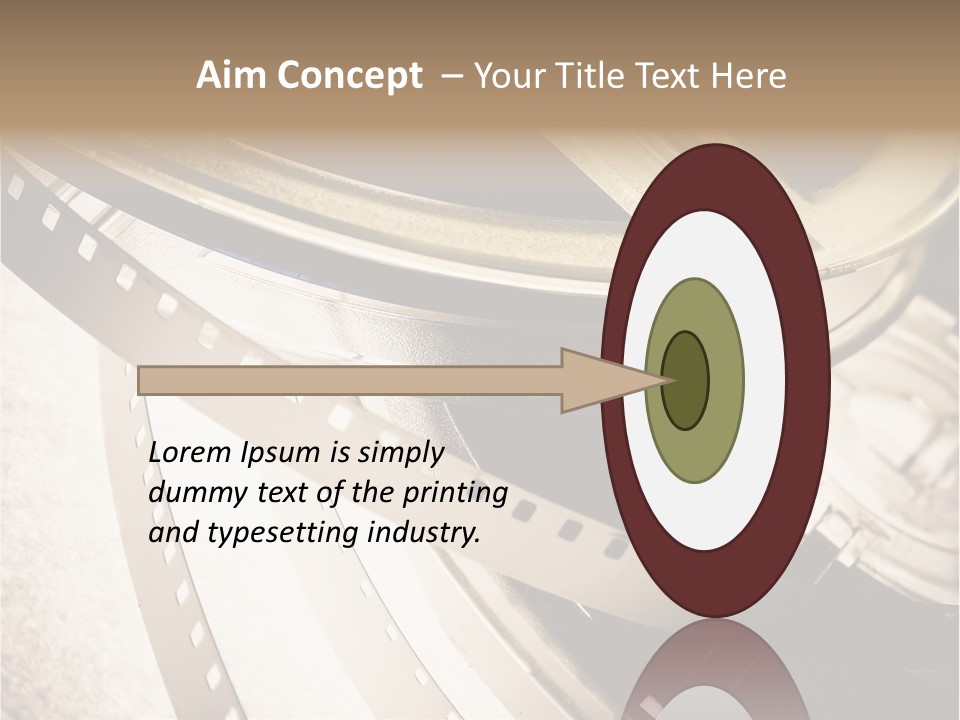 Film Reels Closeup PowerPoint Template