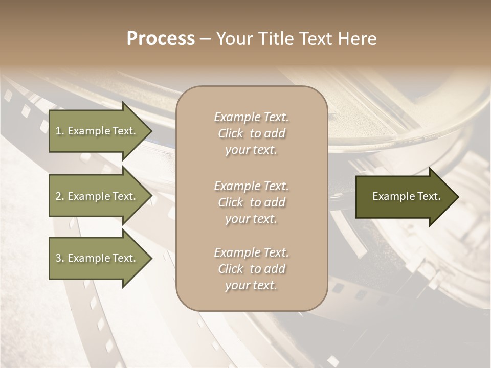 Film Reels Closeup PowerPoint Template