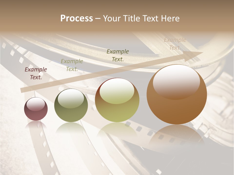 Film Reels Closeup PowerPoint Template