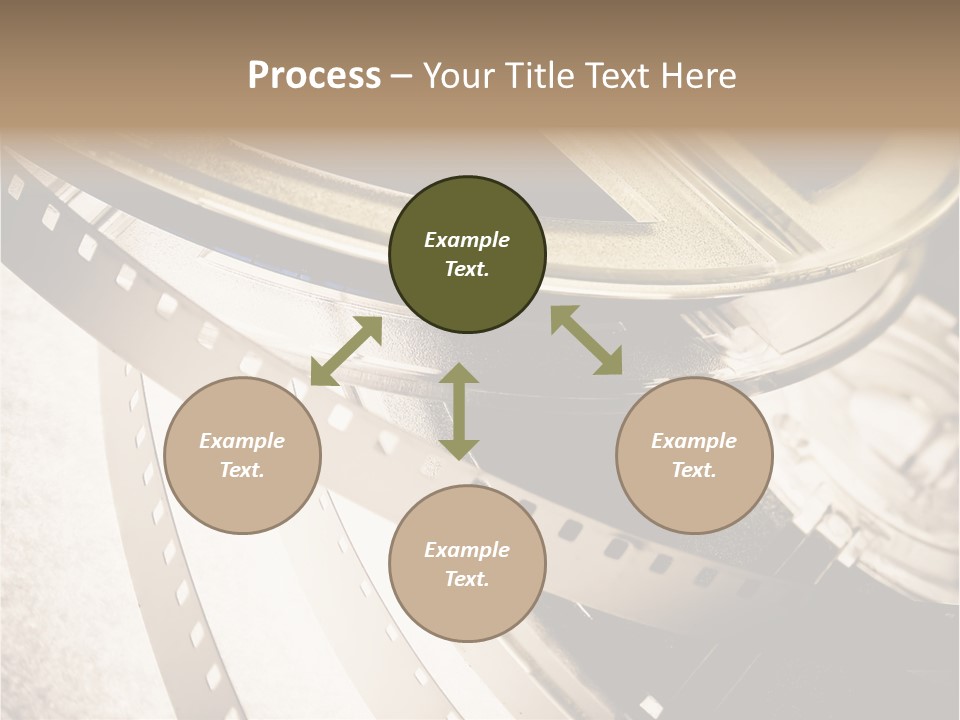 Film Reels Closeup PowerPoint Template