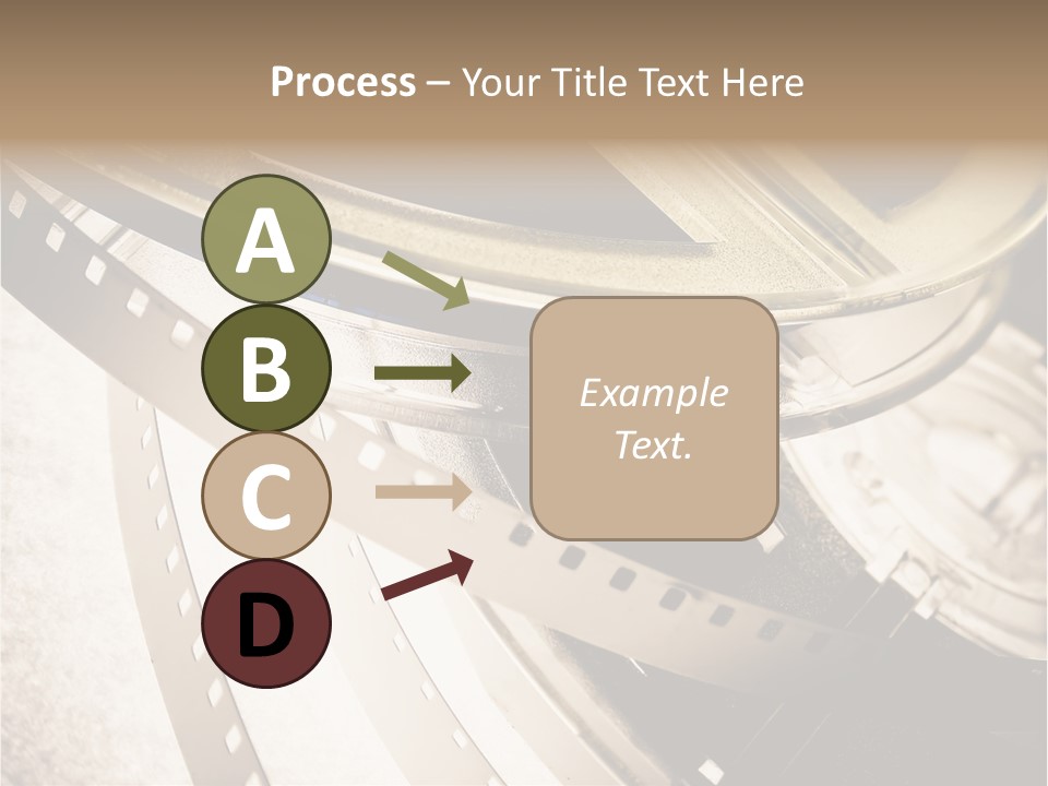 Film Reels Closeup PowerPoint Template