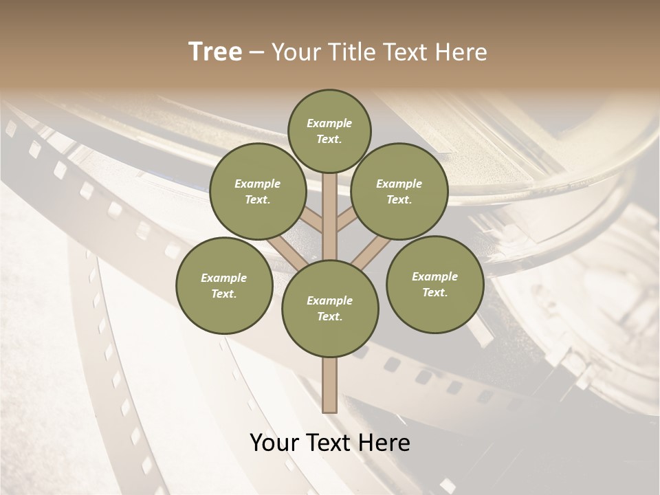 Film Reels Closeup PowerPoint Template