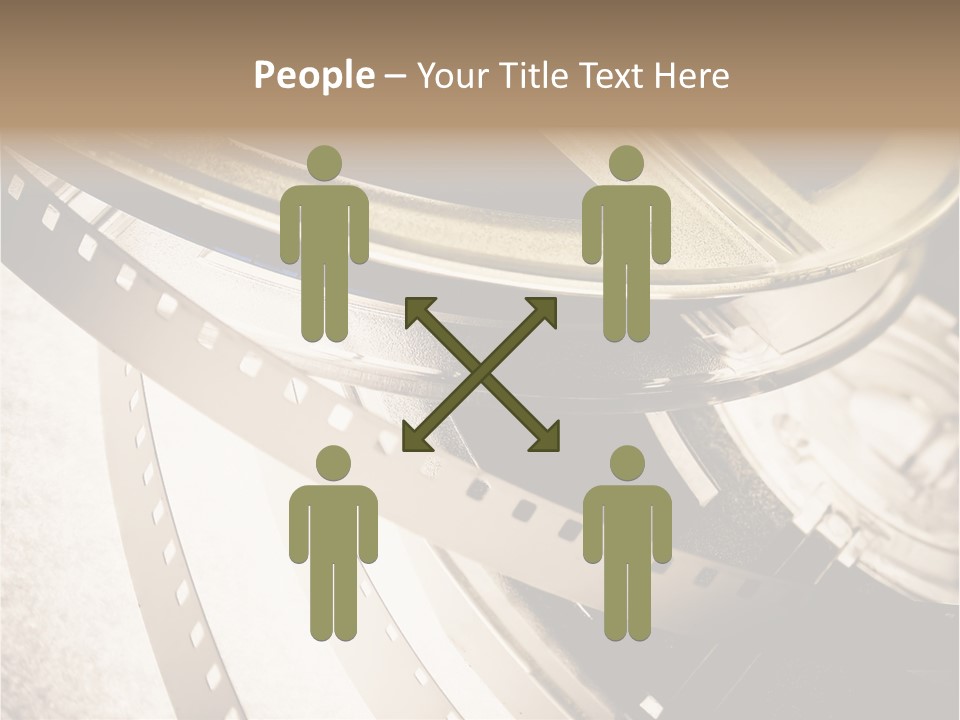 Film Reels Closeup PowerPoint Template