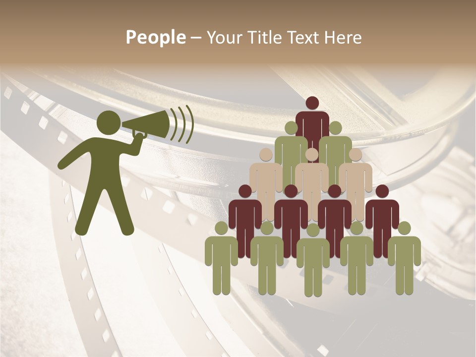 Film Reels Closeup PowerPoint Template