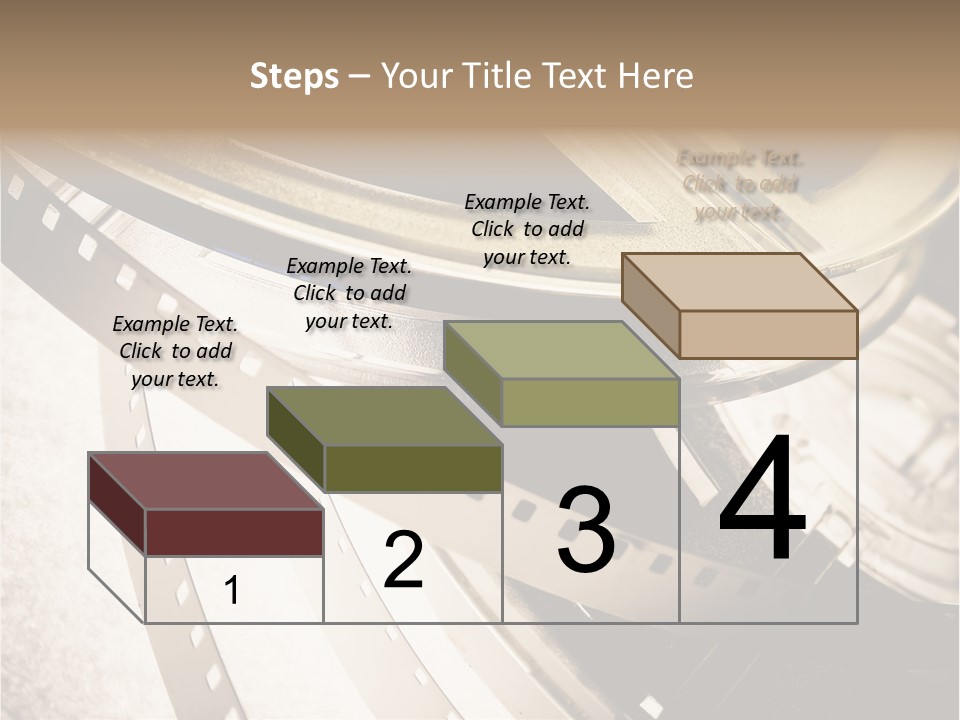 Film Reels Closeup PowerPoint Template